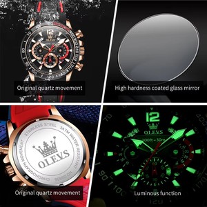 9936 Men's Watch Original Brand Quartz Wristwatch Waterproof Luminous Watches For Men Stylish Design with Silicone Strap - Product Image 5