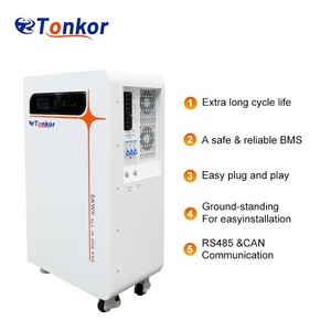 5kW 5kWh Off-Grid Solar <b>Battery</b> Storage System Pure Sine Wave Dual Input All-in-One Cabinet CAN Communication Port Home - Product Image 4