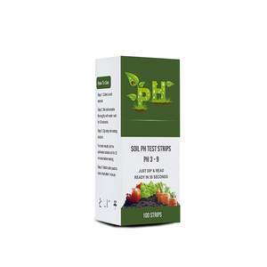 Tiras de prueba de nivel de PH de suelo de jardín, kit de prueba de diagnóstico rápido de pH 3-9 - Product Image 3