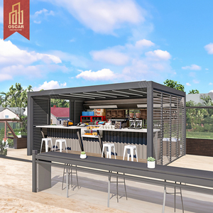 <span class=keywords><strong>Pergola</strong></span> Bioclimatique Automatique de Jardin Extérieur <span class=keywords><strong>2x3</strong></span> Motorisée Pliante Électrique Toit à Lamelles Entièrement Rétractable - Product Image 2