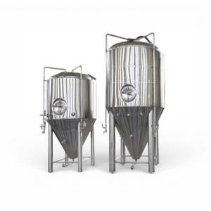 Mejor Precio: Fermentadores Cónicos de Cerveza de Acero Inoxidable de Doble Pared con Chaqueta de Glicol y Manway Lateral, 5000L, 50HL, 40BBL, en Venta - Product Image 5