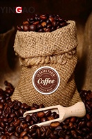 Autocollants personnalisés Yingao en vinyle imperméable pour étiquettes de grains de café, pour sacs et tasses de café, avec logo pour les lots de petite production.
