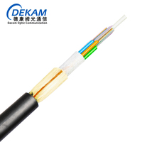 Cable de Fibra Óptica ADSS de 48 Núcleos, Monomodo, No Metálico, Autoportante Aéreo para Telecomunicaciones en Filipinas