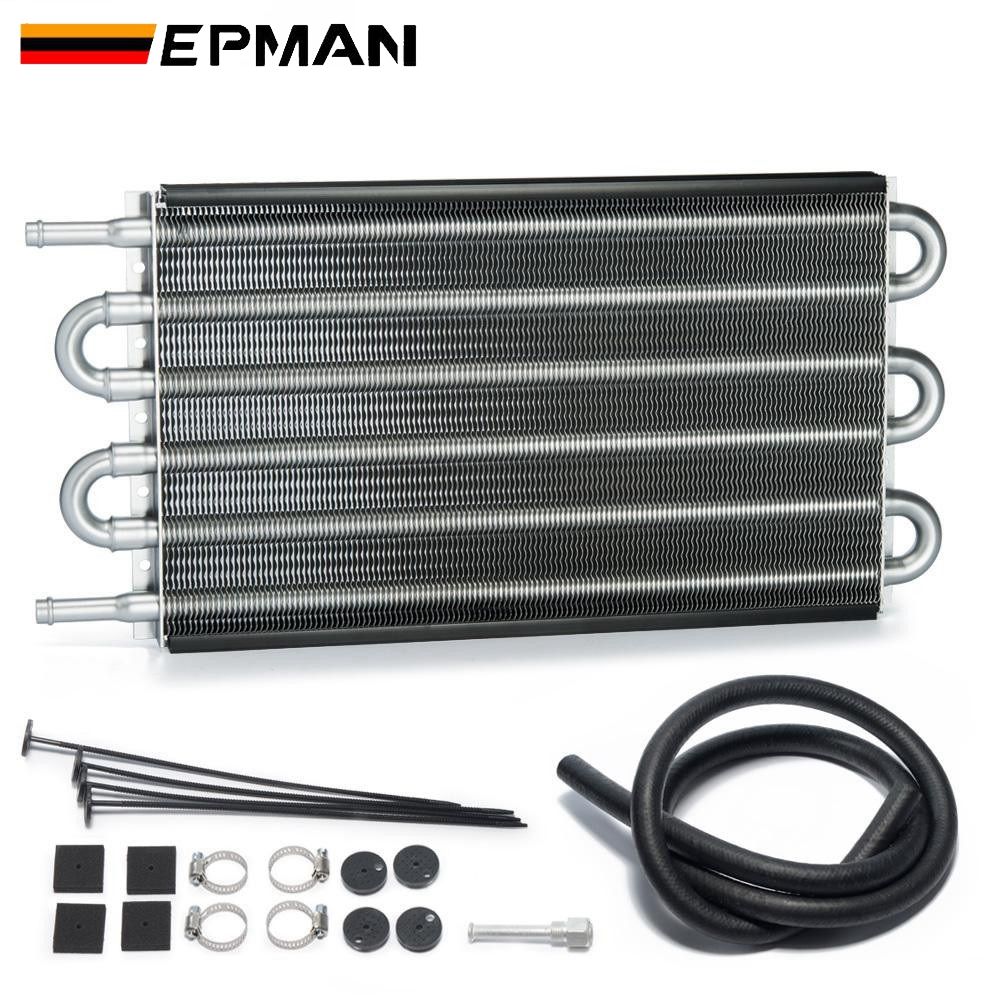 Car Oil Cooler Kit, 4 Rows Remote Power Steering Transmission Oil - Foto 4