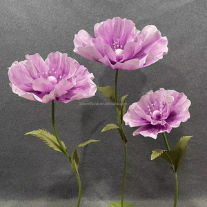 BF-GF05 <strong>2026</strong> Wedding Stage Artificial Standing Giant EVA <strong>Red</strong> Flower <strong>Rose</strong> Flower for Window Decor Wedding Party Floral Set - Product Image 6