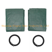 Sacs de jardin robustes sacs de jardin réutilisables avec poignées idéaux pour la collecte des déchets de jardin, de l'herbe et des feuilles