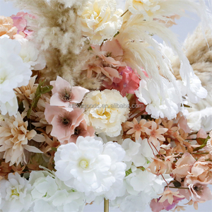 LFB2259 Boule de fleurs de roses de la <span class=keywords><strong>pampa</strong></span> naturelle artificielle d'automne pour décoration d'événement de mariage personnalisée - Product Image 6