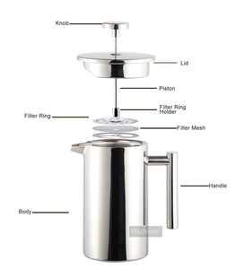 Многоцветная портативная французская кофеварка - Product Image 6