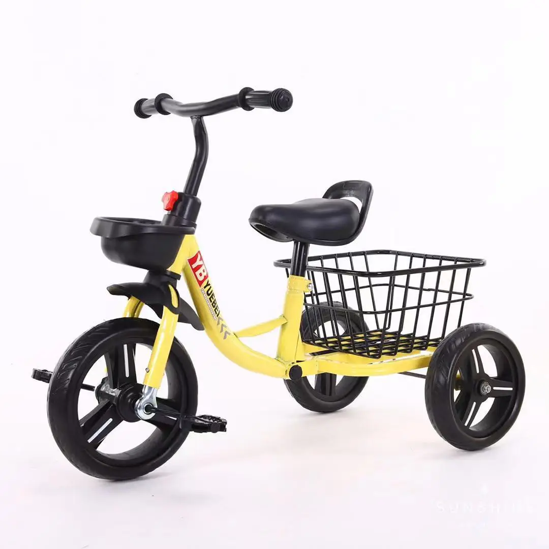factory wholesale safe three wheels EVA baby tricycle 1-3-4-5 years old kids tricycle/ factory sell blue toy ride on car trikes