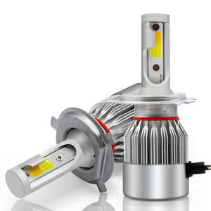 ไฟหน้ารถยนต์ LED 36W 7600LM แบบสองสีอัตโนมัติ รุ่น H1 H3 H7 H4 H11 9005 9006 9007 C6 - Product Image 1