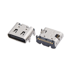 Conector Metálico de Montaje en Superficie en Ángulo Recto USB 3.1 Tipo-C 5P DSC-0152, Corriente Nominal de 5A para Cable de Carga de PS5 - Product Image 4
