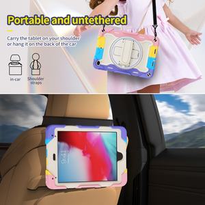Funda Protectora de Silicona Resistente a Golpes, Multicolor, Brillante y Duradera para Niños, con Soporte, para iPad Mini 4 5 - Product Image 5