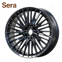 Rines de Aleación Forjados Ligeros Sera en Oferta, 20*8 ET35 5x114.3, CB60.1 para Toyota Camry Crown, Rines Negros Brillantes