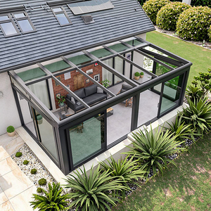 Demea thiết kế hiện đại ngoài trời cách nhiệt phòng mặt trời Kính cường lực hợp kim nhôm biệt thự riêng - Product Image 2