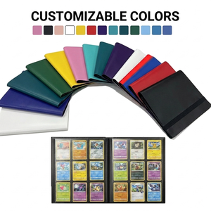 Classeur de rangement durable en PP pour cartes, <span class=keywords><strong>album</strong></span> photo 9 pochettes, porte-cartes 6x9cm pour cartes <span class=keywords><strong>à</strong></span> collectionner Pokémon - Product Image 5