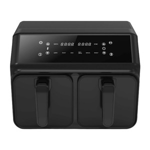 Friteuse à air numérique double cuve 8L 2200W avec Wi-Fi, appareil électroménager intelligent, 8 programmes pour la préparation de poulet et autres aliments domestiques - Product Image 1