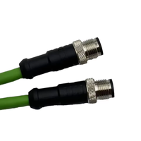 Connecteur circulaire étanche professionnel M5 M8 M9 M12 M16 industriel IP68 à 3, 4, 5, 6, 8, 12 broches mâle/femelle avec câble