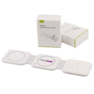 Chargeur sans fil magnétique pliable 3-en-1 portable avec charge rapide et design imprimé UV - Product Image 2
