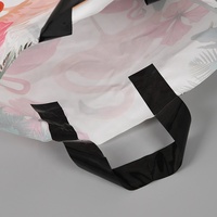 Sac à provisions au détail éco-conscient avec poignée, approvisionnement en gros d'emballage de magasin, sac en plastique à usage quotidien