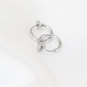 Clip-On <b>Earrings</b> Zinc Alloy 2.0mm Various Sizes Unisex Ear Cartilage Jewelry - Product Image 4