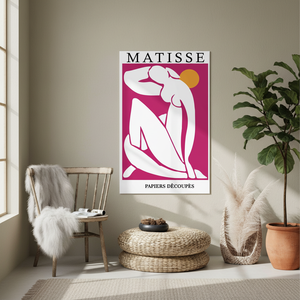 <b>Matisse</b> Woman Art <b>Print</b>: Abstract Canvas Wall Decor, Printed Design,WRAPPED CANVAS - Product Image 3