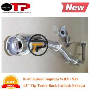 OTP निकास पाइप 02-07 Subalu Impreza WRX/एसटीआई 4.5 "टिप टर्बो-वापस Catback - Product Image 4