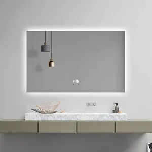 Schlussverkauf Touchscreen LED beleuchtete Beleuchtete Kammer Antibeschlag-Badezimmer intelligenter spiegel