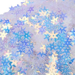 Wholesale 1 Kg Fabric PVC Loose Sequins Colorful Gold Shiny Light White Iridescent Snowflake <b>Glitter</b> Sequins <b>for</b> DIY Making - Product Image 2