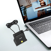 Lecteur de cartes intelligentes Usb, 2022 testeur, paiement sans contact (dab), identification par carte SIM, puce IC, port Usb
