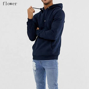 Sweat à capuche personnalisé avec logo, coupe classique, pour homme, style sportswear, avec cordon de serrage et poche frontale, idéal pour l'automne - Product Image 1