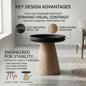 <span class=keywords><strong>Table</strong></span> d'appoint <span class=keywords><strong>ronde</strong></span> moderne en métal pour chambre à coucher, <span class=keywords><strong>table</strong></span> d'appoint en bois et métal pour <span class=keywords><strong>salon</strong></span>, <span class=keywords><strong>table</strong></span> basse d'appoint pour canapé, vente en gros - Product Image 4