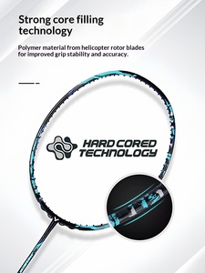 Raqueta <span class=keywords><strong>de</strong></span> Bádminton Profesional Victor Victory Little Ghost TK30PRO, Totalmente <span class=keywords><strong>de</strong></span> Carbono, Ofensiva, con Mango Falcon G5, Moderado - Product Image 1