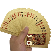 Cartes à jouer magiques 24K, imperméables, en plastique PVC, pour divertissement, Poker, cartes, nouvelle collection
