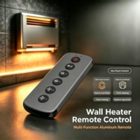 Control Remoto de Aluminio de 6 Botones para Calefactor, Temperatura y Velocidad del Viento Ajustables, Logotipo Personalizado, OEM ODM para Electrodomésticos de Calefacción