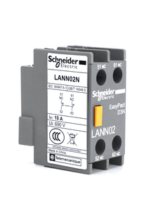 Contacto Auxiliar Compacto para Contactor LANN02, Contactos de Diseño Cuadrado, Color Gris - Product Image 3