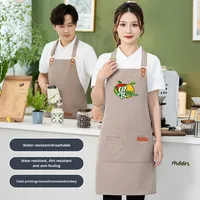 Tablier imperméable durable personnalisé sans manches pour jardinage, nettoyage, peinture, hygiène, réutilisable, pour chef, pâtissier, restaurant, en gros