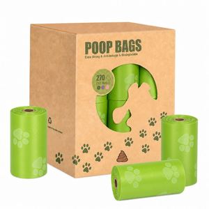 Sacs à crottes de chien biodégradables personnalisables avec distributeur, extra épais, résistants et anti-fuites - Product Image 1