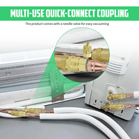 Raccord en cuivre scellé (avec valve à aiguille) 1/4'' femelle pour climatiseurs de camping-car et climatiseurs split - Fabricant