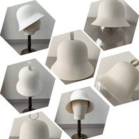 Chapeau de sauna sans couture en laine naturelle de haute qualité, personnalisable, idéal pour les spas et l'usage domestique en hiver