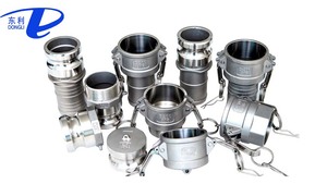 3/4 \ "<span class=keywords><strong>316</strong></span> Coupleur en acier inoxydable Type a Camlock Raccords avec filetage NPT Hydraulique Coulée BSPT Standard Modèle DN et Tête - Product Image 2