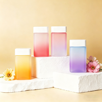 Ensemble de pots en verre hermétiques carrés uniques, à l'épreuve des enfants, avec étiquettes personnalisées, anti-odeurs, pour concentrés et produits pharmaceutiques