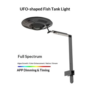 مصباح حوض السمك LED بتصميم UFO كامل الطيف، مصباح للنباتات المائية قابل للتعتيم مع تحكم عبر الهاتف المحمول، 90 واط، هيكل من سبائك الألومنيوم - Product Image 5