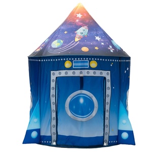 Carpa de Juego con Forma de Nave Espacial <span class=keywords><strong>para</strong></span> Interiores y Exteriores, <span class=keywords><strong>para</strong></span> Niños y Niñas de 0 a 7 Años, Material de Poliéster, Venta al Por Mayor - Product Image 6