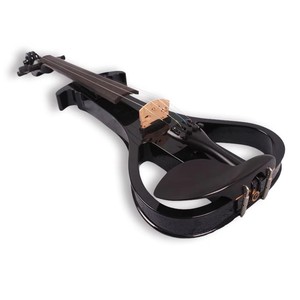 <span class=keywords><strong>Violín</strong></span> Eléctrico Acústico, <span class=keywords><strong>Electrónico</strong></span>, Hecho a Mano, Madera Maciza, Accesorio de Ébano para Examen de Grado, Rendimiento Profesional - Product Image 4