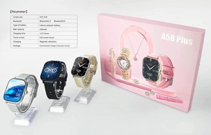 <span class=keywords><strong>Montre</strong></span> Intelligente A58 Plus 2024 pour <span class=keywords><strong>Femme</strong></span>, Suivi du Sommeil, Fonction E-mail, Appareil Photo, Élégante <span class=keywords><strong>Montre</strong></span> Connectée avec Emballage Coffret Cadeau - Product Image 6