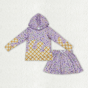 Sweat à capuche décontracté respirant à rayures vertes personnalisées BT0751 pour bébé garçon, vêtements pour nourrissons à manches courtes - Product Image 2
