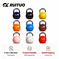 Kettlebell en fer durable avec poignée antidérapante pour un entraînement universel et une musculation complète du corps