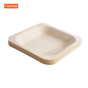 Plateaux de <span class=keywords><strong>service</strong></span> en bois écologiques, assiettes carrées en bois, plateaux de <span class=keywords><strong>service</strong></span> en bois - Product Image 5