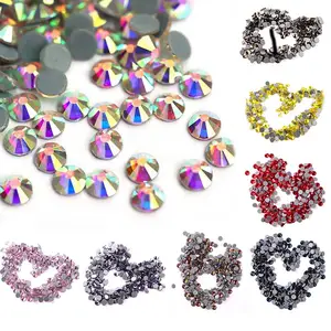 Stock Wholesale Aus High Quality Ss20 Colorful Tape Crystal Transfer Hot Fix Rhinestone