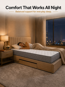 20cm King and Queen Size Spring Mattress with Durable Warp-Knitted Fabric and High-Toughness <b>Foam</b> - Product Image 3